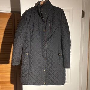 Lauren by Ralph Lauren Classic Quilted Black Women's Coat
